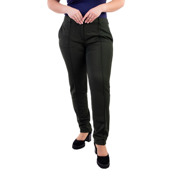 Moschino Pants Women size 31 Dark Olive Green